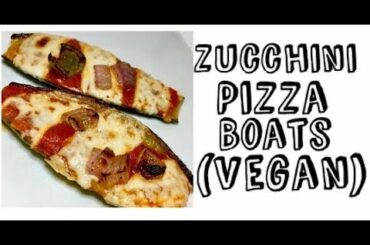 Healthy Vegan Pizza Recipe - Zucchini Recipes - Vegan Ketogenic Diet