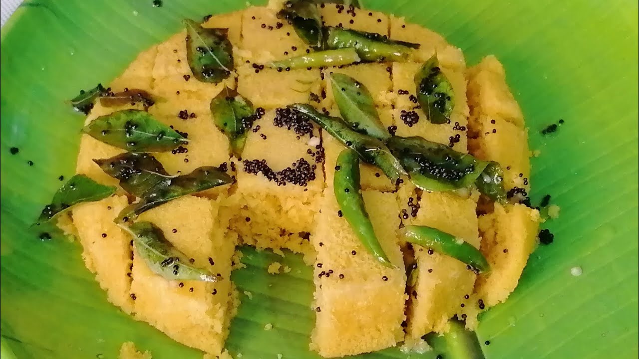 Dhokla recipe // healthy breakfast Dhokla recipe // healthy breakfast