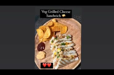Veg Grilled Sandwich Recipe | Easy Sandwich Recipe | #shorts | 5 Minutes Sandwich | Swatistaan