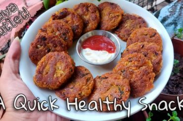A Quick Healthy Snack Recipe!!! *Rawa Cutlet* #shorts