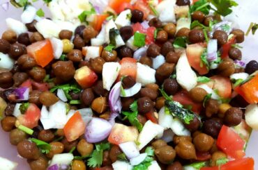 chana salad recipe, protein salad, weight loss salad, chickpea salad, khana banane ki recipe #shorts