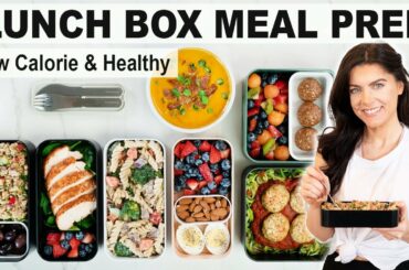HEALTHY MEAL PREP | 5 Make-Ahead Lunch Box Ideas for Health & Weight Loss (including snacks!)