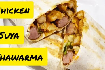 Homemade Chicken Suya Shawarma| Great Lunch Idea| Very Tasty Recipe| Sama Sizzles