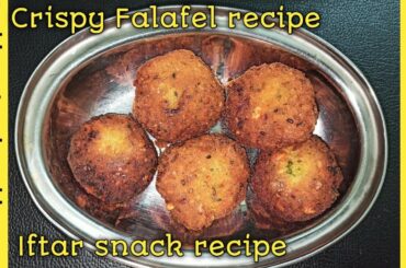 Iftar Healthy Snack recipe in tamil | Crispy Falafel recipe in tamil |Kondakadalai vadai in tamil