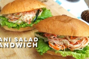 Easy Kani Salad Sandwich Recipe | How to make Kani Salad Sandwich