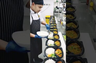 meal... chicken handi  with steam rice .side of fresh healthy salad