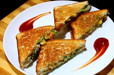 Curd Sandwich In 10 Minutes || Healthy Sandwich | Vegetable Sandwich||