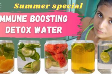 Immune Boosting Detox Water | Summer Detox Water | Low Calorie Drinks
