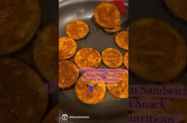 EGGPLANT TOMATO RECIPE/BAINGAN FRY - Quick Healthy Weight Loss Breakfast Bite #Shorts