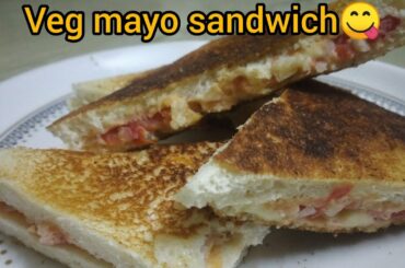 veg mayo sandwich || how to make a veg sandwich || sandwich recipes|| healthy recipes