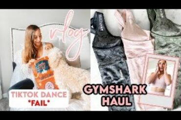 VLOG | Gymshark Adapt Camo Haul, Healthy Recipes, Viral TikTok Dance FAIL, Realistic Weekend!