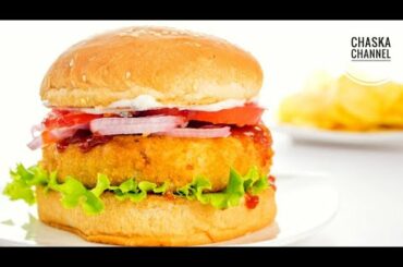 Aloo Tikki Burger recipe ||easy snacks-burger recipe -veg recipes healthy-burger recipe easy #shorts