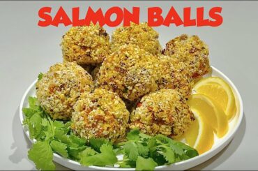 SALMON BALLS | SALMON | HEALTHY FISH RECIPE | PERLYDEE
