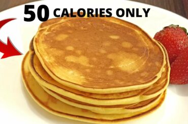 Low calorie pancakes | Low calorie breakfast | Healthy breakfast recipe | Protein pancakes