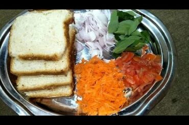 5 Mins Easy Breakfast Recipe/bread breakfast recipes