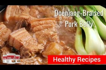 Okinawa Flat Belly Tonic | Doenjang Braised Pork Belly Recipe - Healthy Recipes To Lose Weight