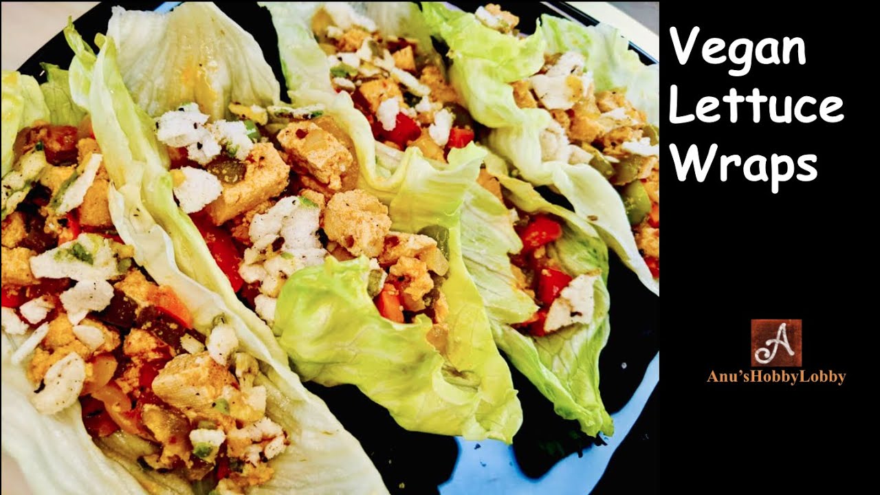 Vegan Lettuce Wraps | Vegan snack recipe with veggies and Tofu | Healthy & Weight loss recipe Vegan Lettuce Wraps | Vegan snack recipe with veggies and Tofu | Healthy & Weight loss recipe
