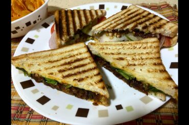 Veg Sandwich | 2 ways | Healthy Vegetable sandwich | Spinach Sandwich | Sasha's Kitchen
