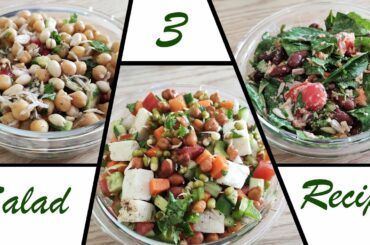 3 Quick Healthy Salad Recipes | Nutritious Salads