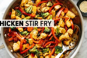CHICKEN STIR FRY | easy, healthy 30-minute dinner recipe!