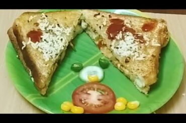 Snacks recipe| Lockdown easy snacks| Healthy recipe|Quick and tasty sandwich recipe in tami