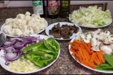 Preparing My Healthy Dinner