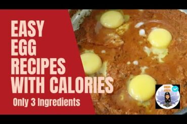 Easy egg recipe With CALORIES  #shorts  #shorts_video #youtube_shorts #2021