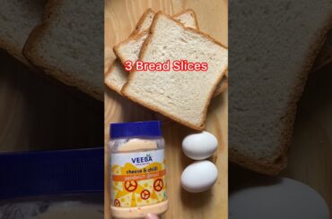 #Shorts Healthy Egg Bread Toast | Easy Breakfast Recipe | Non-vegetarian Breakfast