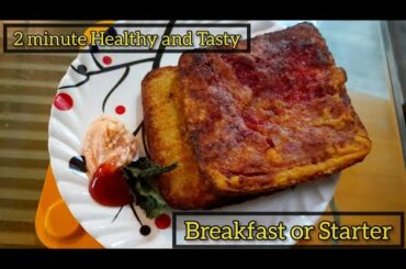 5 min Gourmet Healthy Breakfast| Only Bread | Healthy Breakfast ideas | Breakfast recipes #shorts