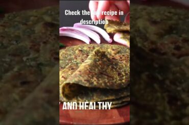 Thepla Recipe| Methi Thepla Recipe| FenugreekLeaves Flatbread | healthy snacks| how to make thepla