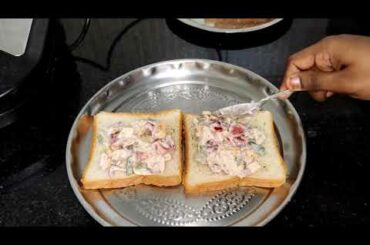 AAVA | Veg Mayo Grilled Sandwich Recipe | Simple & Quick sandwich recipes