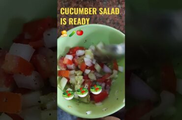 How to make cucumber salad | healthy salad for weight loss | Fresh Cucumber Salad | shorts
