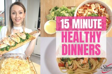 Four Healthy Meals Under 600 Calories, Slimming World Friendly, 15 Minute Meals - Low Syn