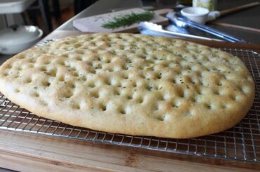 Focaccia Recipe - Italian Flat Bread with Rosemary and Sea Salt