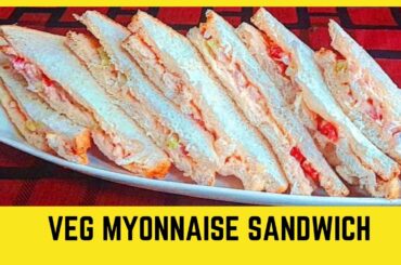 Myonnaise Sandwich Recipe | Cooking Without Fire Recipe | Veg Sandwich Recipe | Healthy Sandwich