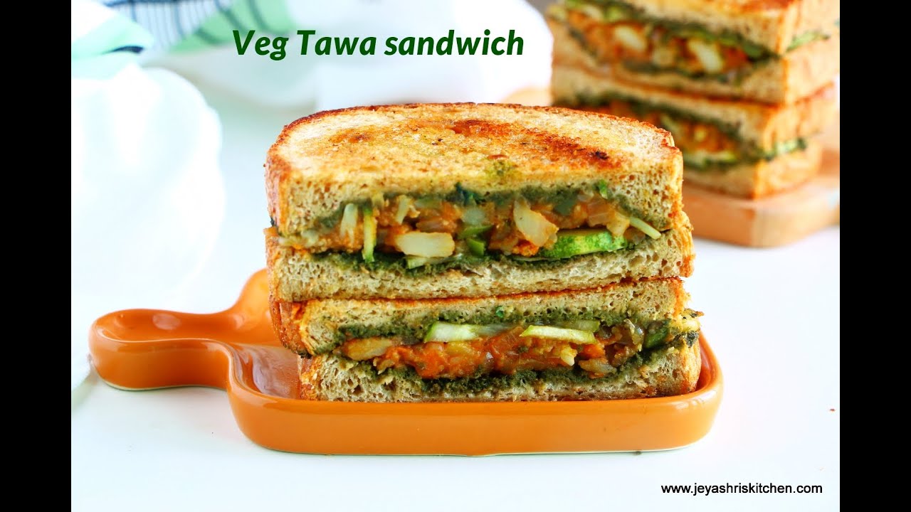 Veg Tawa sandwich – Vegetable Sandwich – Healthy sandwich recipe Veg Tawa sandwich - Vegetable Sandwich - Healthy sandwich recipe