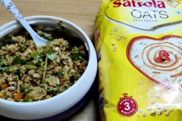 Oats Upma for Weight Loss | Vegetable Oats Upma | Healthy breakfast Recipe | 10 days Diet Plan