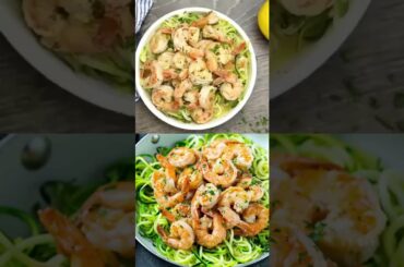 KETO DIET - SHRIMP SCAMPI ZOODLES Video in 2021  Pescatarian recipes healthy, Healthy recipes