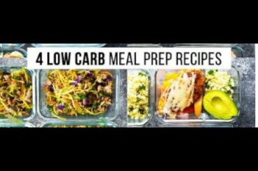 4 Healthy LOW CARB, Low-Calorie recipes For weight Loss + They're all under 500 calories