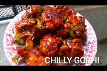 Chilly Gobhi easy recipe | Yummy Chinese snack Ideas to make easily at home.