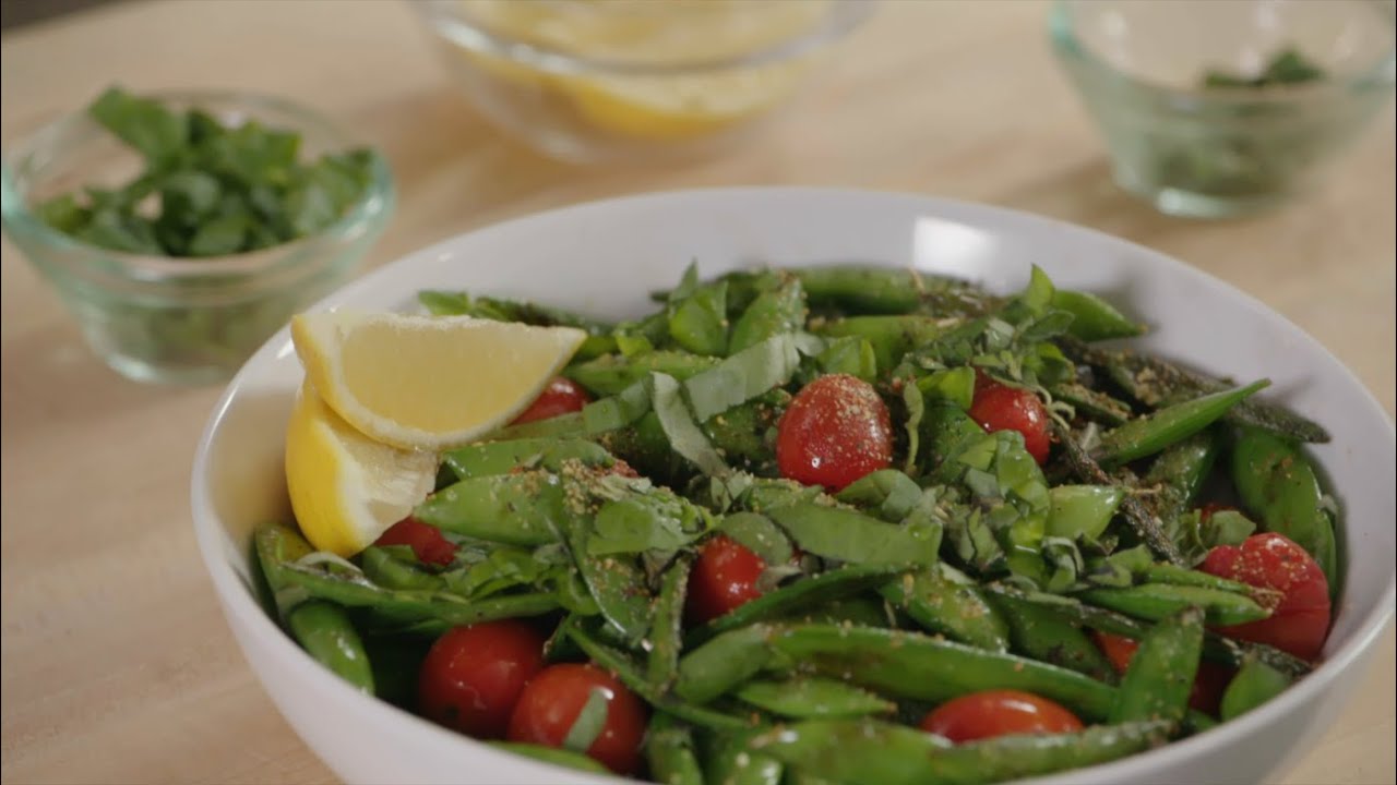 Sugar Snap Peas with Grape Tomatoes Recipe | Healthy You Sugar Snap Peas with Grape Tomatoes Recipe | Healthy You