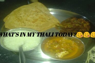What's in my thali today?tasty n healthy lunch thali