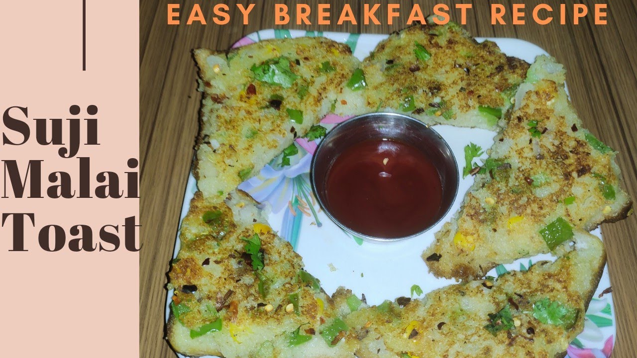 Suji Malai Toast | Bread Recipe | Healthy Breakfast Recipe | Semolina Toast | Kids Recipe #Bread Suji Malai Toast | Bread Recipe | Healthy Breakfast Recipe | Semolina Toast | Kids Recipe #Bread