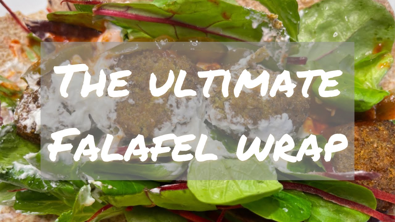 Falafel wrap | Easy lunch for busy people | Minimal cooking required Falafel wrap | Easy lunch for busy people | Minimal cooking required