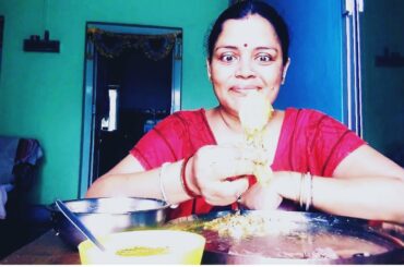 Today's my eating show!! My healthy and tasty lunch!!Bengali lunch thali!!Today's my special lunch!!