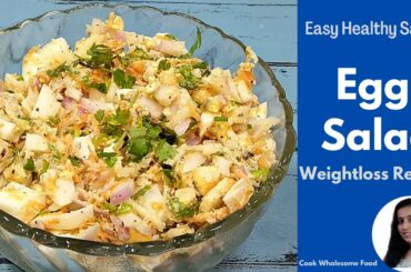 Healthy Egg Salad | Weightloss Recipe | Easy Salad Recipe | Healthy Breakfast Recipe | Anda Recipe