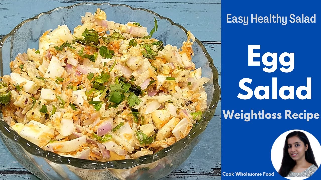Healthy Egg Salad | Weightloss Recipe | Easy Salad Recipe | Healthy Breakfast Recipe | Anda Recipe Healthy Egg Salad | Weightloss Recipe | Easy Salad Recipe | Healthy Breakfast Recipe | Anda Recipe