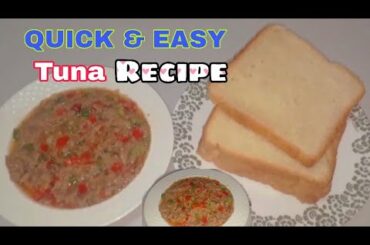 QUICK AND EASY TUNA RECIPE | HEALTHY BREAKFAST |Jamescaangay Official