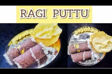 RAGI PUTTU | HEALTHY BREAKFAST IDEAS