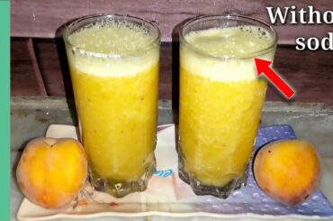 Fresh peach juice recipe by Talha Ansari |healthy peach juice |summer drink ideas by Marvellous food